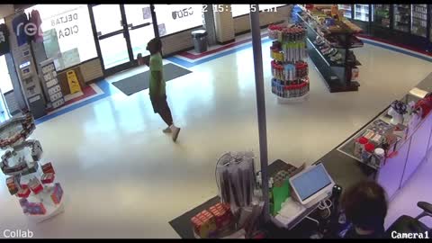 Cashier Locks Rude Customer in Store