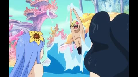 (One PIece Episode 527-FIshman Island) Vinsmoke Sanji has found the All-Blue!