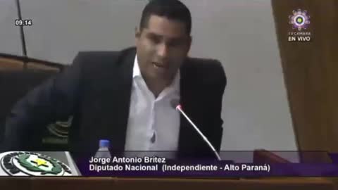 Diputado Paraguayo Esto es una Plan - Demia. Nos quieren esclavizar