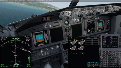 Frankfurt EDDF to Heraklion LGIR - Heraklion Approach Landing Condor 737 IVAO P3D