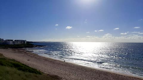 Amazing sunny day on the beach