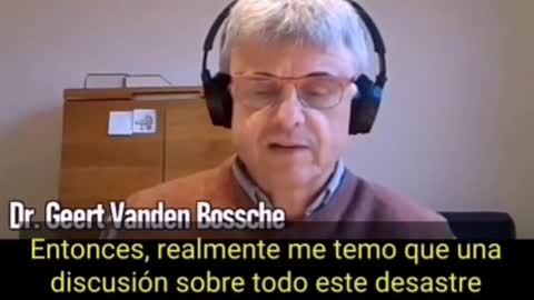 Dr. Geert Vanden Bossche, experto en vacunas.