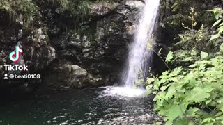 Waterfall of the yellow mountain