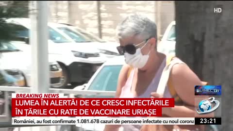 Cum a ajuns să crească numărul de cazuri de Covid-19 în cele mai vaccinate țari din lume