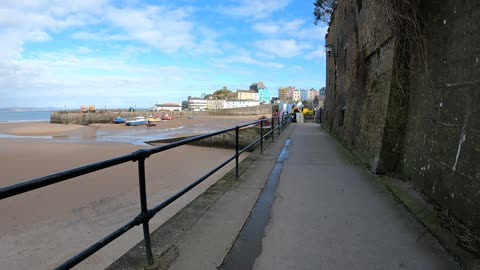 Tenby harbour. Speedlapse. Pembrokeshire. Wales