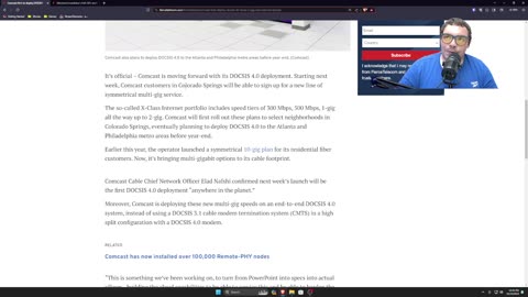 Comcast first to deploy DOCSIS 4.0!