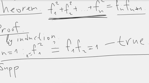 The sum of the squares of the first n Fibonacci numbers