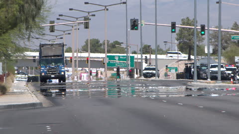 Fatal 4-Vehicle Crash at Rampart Casino in Las Vegas