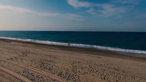 Une musique relaxante avec une belle vue aérienne