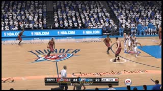 NBA Live 15 Cleveland vs Oklahoma City Part 1