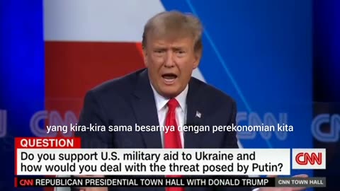 Dalam hal bantu Ukraina, Eropa tidak beri uang yang adil: Trump