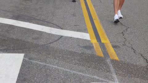 Small part of March on rodeo drive 10/31/2020 maga rally