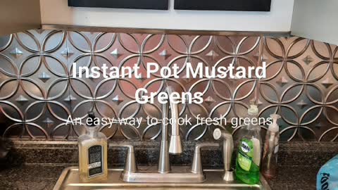 Instant Pot greens