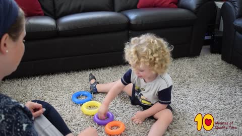 Learning Activities for Toddlers At Home - 4 Simple Pom-Pom based Activities