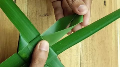 Coconut leaf crafts idea || Very unique craft craft with real leaves #craft #shorts #reels #coconut