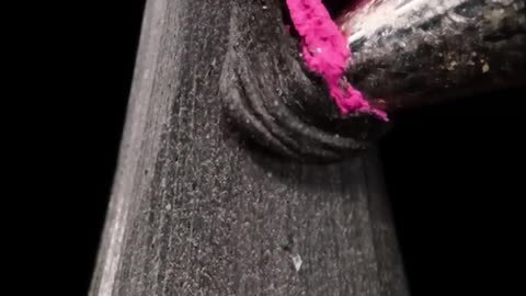 Melting a Pencil with a Soldering Iron