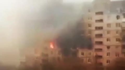 Heavy fires occur in Mariupol.