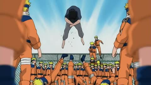 Naruto vs Sauske: the battle beginning