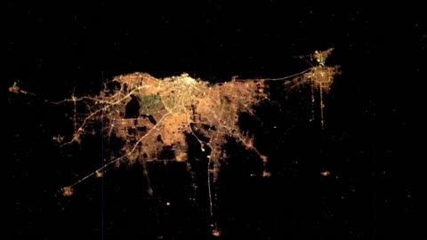 ISS night time-lapse