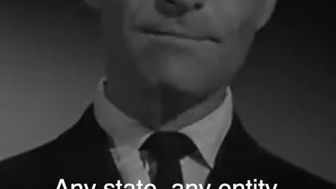 Rod Serling Quote That State is Obsolete