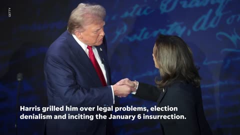 Trump says he had his 'best debate' with Kamala Harris