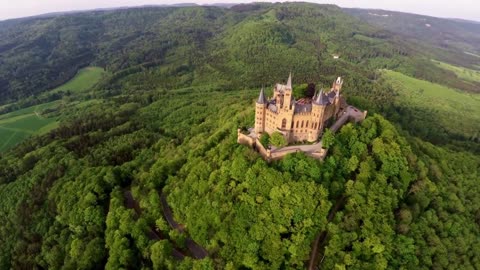 Hohenzollern Castle is one of the two most famous castles in southern Germany,