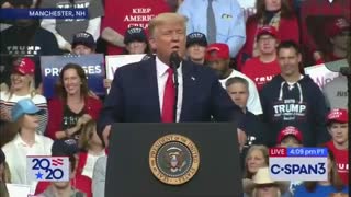 Trump hits 'Mumbling' Nancy Pelosi at NH Rally