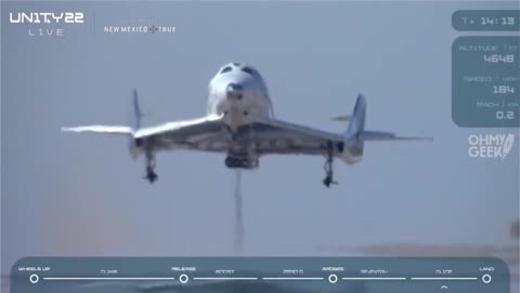 Richard Branson, the CEO of Virgin Galactic, soars to the edge of space.