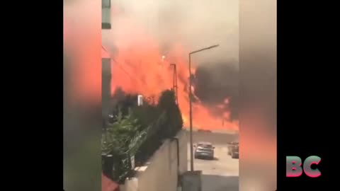 Western Turkey wildfires continued raging for a 3rd day