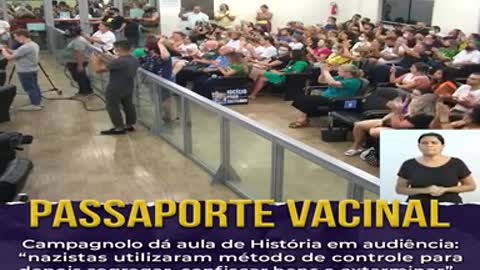 A Deputada Estadual de SC,Ana Campagnolo, explica sobre o Passaporte Sanitário