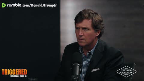 Tucker Carlson with Donald Trump Jr.