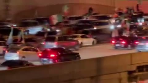 On Lake Shore Drive, near I55, the expressway in Chicago was overtaken by Mexican Independence