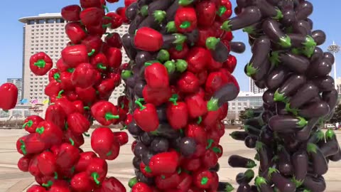 fruit man animation #fruit #satisfying #oddlysatisfying #effects #satisfyingasmr #relaxing