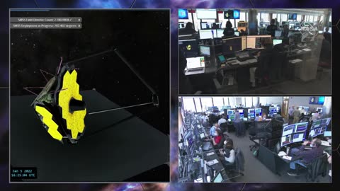 James Webb Space Telescope： Secondary Mirror Deployment - Mission Control Live [-EnlaXnFcGs]