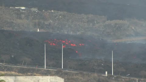 Preocupa la nueva colada del volcán de La Palma