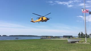 Coast Guard Helicopter Landing