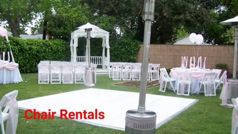 Party Rental Creation - High-Quality Chair Rentals in Thousand Oaks