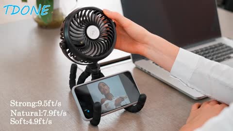 Mini Baby Stroller Fan, Handheld Personal Portable Fan