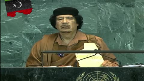 GADDAFI speech to UN before he was killed