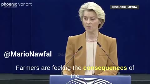 🇪🇺Von der Liar : ”Russia is behind the farmers' protests” - She/he is one sick psychopath