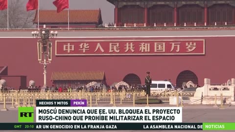 Moscú denuncia que Washington bloquea un proyecto ruso-chino que prohíbe militarizar el espacio