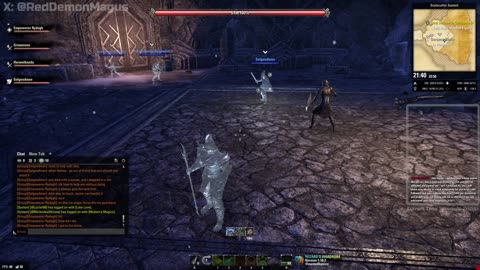 [Elder Scrolls Online] Guy joins hard mode group without even trying the dungeon once