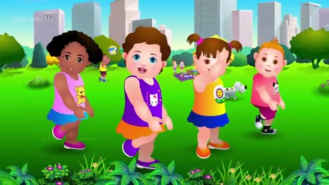 Head, Shoulders, Knees & Toes - Exercise Song For Kids