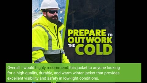 VENDACE High Visibility Reflective #Safety #Jackets for Men-Overview