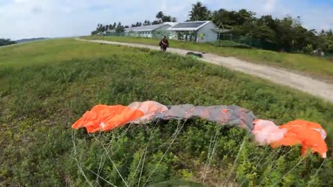 Wingsuit Flying over the Maldives Islands