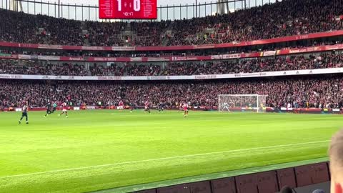 REISS NELSON MAKES IT 2-0 V N.FOREST 30/10/22