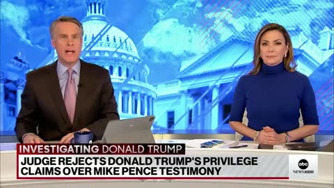 Judge rejects Trump’s claims over Pence's Jan. 6 testimony _ ABCNL[720p-HD]