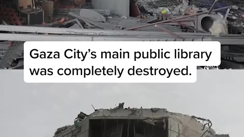 This is what’s left of #Gaza’s churches, mosques, schools and libraries