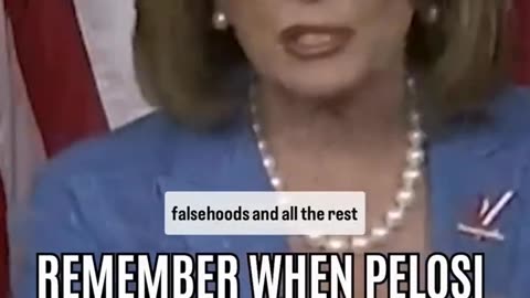 Nancy Pelosi Wrap Up Smear