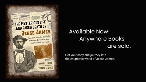 The Mysterious Life and Faked Death of Jesse James - book trailer